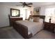 Comfortable bedroom with king-size bed, dresser, and nightstands at 9003 Lido Ln, Port Richey, FL 34668