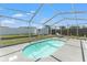 Inviting screened-in pool with outdoor seating, promising a refreshing escape for relaxation and recreation at 9016 Unicorn Ave, Port Richey, FL 34668