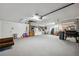 Bright garage featuring extra space for storage and organization at 9431 Amidon St, Spring Hill, FL 34608