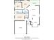 A detailed floor plan showcasing the layout of the home with dimensions and room names at 10935 New Brighton Ct, New Port Richey, FL 34654