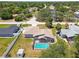This charming home features a screened pool, fenced yard, and well-maintained landscaping at 11280 Sedgefield Ave, Spring Hill, FL 34608