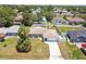 Charming home featuring a long driveway, an attached garage, and a beautifully fenced backyard at 11280 Sedgefield Ave, Spring Hill, FL 34608