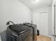 Laundry room with a new washer and dryer and a closet at 11280 Sedgefield Ave, Spring Hill, FL 34608