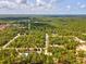 Expansive aerial view of the property, highlighting its beautiful location amidst lush greenery and surrounding nature at 12229 Barnevelde Rd, Weeki Wachee, FL 34614
