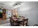 Dining room with chandelier, and a large table for Gathering gatherings at 1376 Fayetteville Dr, Spring Hill, FL 34609