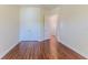 Bedroom with hardwood floors, walk-in closet, and lots of natural light make this a great space at 13772 Dunwoody Dr, Spring Hill, FL 34609