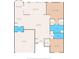 Detailed floor plan showcasing the layout, dimensions, and flow of the home's living spaces and rooms at 1415 Pinewood Hills Ct, Spring Hill, FL 34606
