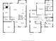 Two-story floor plan featuring a garage, living room, kitchen, bedrooms, and multiple bathrooms at 19326 Long Lake Ranch Blvd, Lutz, FL 33558