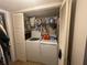 A laundry area with a washer and dryer unit inside of a closet at 203 Pine Violet Ct # 202, Tampa, FL 33612