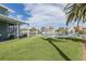 Spacious lawn leading to the waterfront at 3150 Trident Ter, New Port Richey, FL 34652
