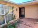 Exterior of the home with a front entrance at 3206 Pinon Dr, Holiday, FL 34691