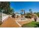 Community center with mural and landscaping near a white fence-enclosed walkway at 3841 Lanyard Ct # B, New Port Richey, FL 34652