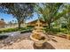 A beautiful view of the large fountain in the community at 3841 Lanyard Ct # B, New Port Richey, FL 34652