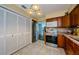 Spacious kitchen features ample cabinet space and modern stainless steel appliances at 3841 Lanyard Ct # B, New Port Richey, FL 34652