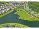 Aerial view showcasing the community park area with green spaces at 6240 Fairmont Ln, Palmetto, FL 34221