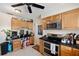 Functional kitchen with a double oven, sleek countertops, and sufficient storage, designed for everyday cooking and convenience at 6795 23Rd S St, St Petersburg, FL 33712