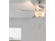 Bedroom featuring a modern ceiling fan with light fixture at 8305 Crescent Oaks Dr, New Port Richey, FL 34655