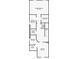 Detailed floor plan showing the layout of the second floor, including the primary bedroom and laundry room at 8305 Crescent Oaks Dr, New Port Richey, FL 34655