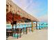 Enjoy refreshments and relaxation at the community's beach bar and hangout area at 8938 Bower Bass Cir, Wesley Chapel, FL 33545