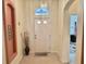 View of front door from entryway at 18142 Baywood Forest Dr, Hudson, FL 34667