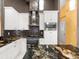 Gourmet kitchen with granite countertops, stainless steel appliances, and an island at 10097 Holly Berry Dr, Weeki Wachee, FL 34613