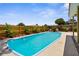 Charming pool area with lounge chairs, a privacy fence, and palm trees, creating a tropical oasis for relaxation at 10224 Old Orchard Ln, Port Richey, FL 34668