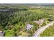 Aerial view of property showing lush surroundings and the New Port Richey location at 11510 Lakeview Dr, New Port Richey, FL 34654
