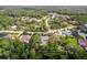 Aerial view of property showing the New Port Richey location and surrounding neighborhood at 11510 Lakeview Dr, New Port Richey, FL 34654