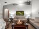 Inviting living room featuring comfortable seating and neutral decor at 12060 Sapphire Dr, Spring Hill, FL 34609