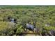 Neighborhood aerial view with houses nestled among mature trees and beautiful landscaping at 13901 Vacation Ln, Odessa, FL 33556