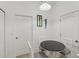 Cozy breakfast nook featuring a modern table set and white walls at 18530 Dobson Dr, Hudson, FL 34667