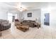 Spacious living room features tile flooring, neutral tones, and comfortable seating at 22348 Olean Blvd, Port Charlotte, FL 33952