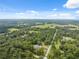 Expansive aerial view of single Gathering home nestled amongst vast forest at 2288 Rackley Rd, Brooksville, FL 34604