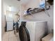 Bright and functional laundry room with modern appliances at 2987 Wentworth Way, Tarpon Springs, FL 34688