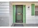 Close up of front door and house number at 3118 Lloyd Dr, Holiday, FL 34691