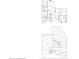 Floor plans for two levels of a home, including the basement, offer spacious living at 4052 Marine Pkwy, New Port Richey, FL 34652