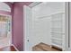 Walk-in closet with shelving at 4351 Mallard Lake Dr, Spring Hill, FL 34609