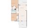 An illustrative floor plan with primary bedroom, living room, dining room, screened porch, and kitchen at 4567 Great Lakes S Dr, Clearwater, FL 33762