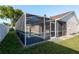 Screened-in pool offers privacy and shade for year-round enjoyment at 4752 Weasel Dr, New Port Richey, FL 34653