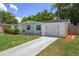 Charming single-story home with a well-maintained lawn, inviting curb appeal, and an attached garage at 6144 Glenwood Dr, New Port Richey, FL 34653