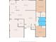 Detailed floor plan with layout of kitchen, living room, bedrooms, bathrooms, and garage for easy visualization at 6282 Darien Way, Spring Hill, FL 34606