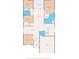 Detailed floor plan illustrating the layout of a home, including bedrooms, kitchen, and living areas at 7059 Wirevine Dr, Brooksville, FL 34602