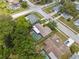Home with a screened pool, surrounded by mature trees, and located in a quiet residential neighborhood at 8404 Fishhawk Ave, New Port Richey, FL 34653