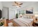 Inviting bedroom with natural light, stylish decor, and comfortable furnishings at 10091 Bannister St, Spring Hill, FL 34608