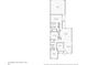 First floor floorplan showcasing layout of home including garage, kitchen and bedrooms at 10115 Ringling St, New Port Richey, FL 34655
