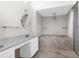Bright bathroom boasts double sinks, soaking tub, and walk-in shower at 13125 Jessica Dr, Spring Hill, FL 34609