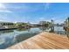 Expansive waterfront view with a private dock, beautiful water, and easy access to open water at 13836 Darlene Ave, Hudson, FL 34667