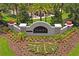 Talavera community sign with beautiful flowers and landscaping at 18558 Cortes Creek Blvd, Spring Hill, FL 34610