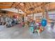 Open market interior showcasing rustic displays, diverse merchandise, and ample seating in a bright space at 3450 Ferrell St, New Port Richey, FL 34655