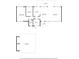 Floor plan of home showcasing layout of the kitchen, bedrooms, living room, and backyard porch at 34577 Orchid Pkwy, Dade City, FL 33523